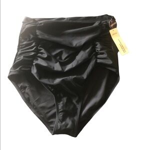 Shapermint Ruched High Waisted Bikini Bottom Swimsuit Tummy Control XXL